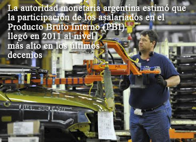 Para el Banco Central, el salario de los argentinos representa casi la mitad del PBI nacional