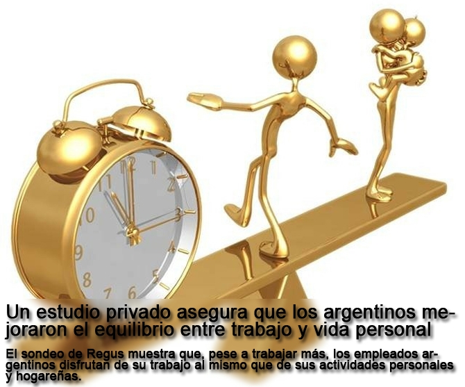 Un estudio privado asegura que los argentinos mejoraron el equilibrio entre trabajo y vida personal