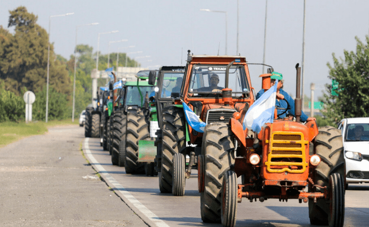 El campo realizó una manifestación en Rosario y reclama más beneficios económicos