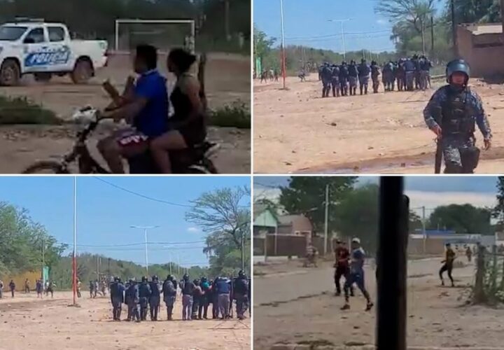 Más de 40 heridos y 21 detenidos por un incidente entre Wichis y las fuerzas de seguridad de Chaco