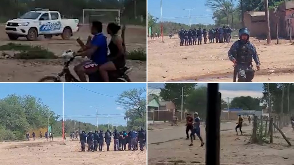 Más de 40 heridos y 21 detenidos por un incidente entre Wichis y las fuerzas de seguridad de Chaco