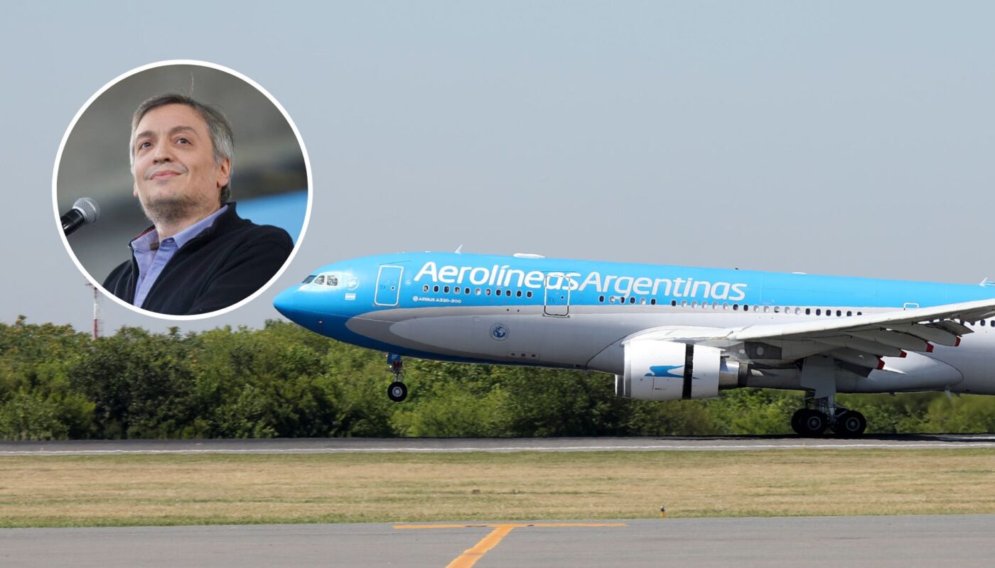 Máximo Kirchner presentó un proyecto de ley para evitar la privatización de Aerolíneas Argentinas