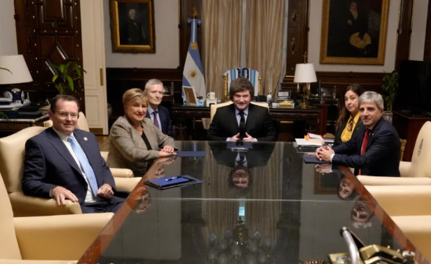 La titular del FMI visitó Casa Rosada y descartó un nuevo financiamiento para la Argentina en 2027